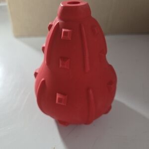 Red Textured Dog Toy